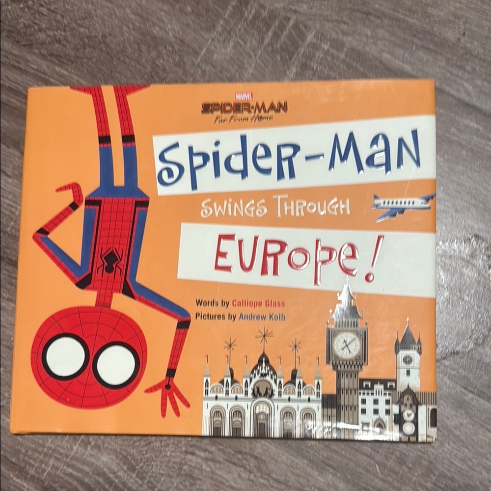 Hardcover book Marvel Spider-man swings through Europe